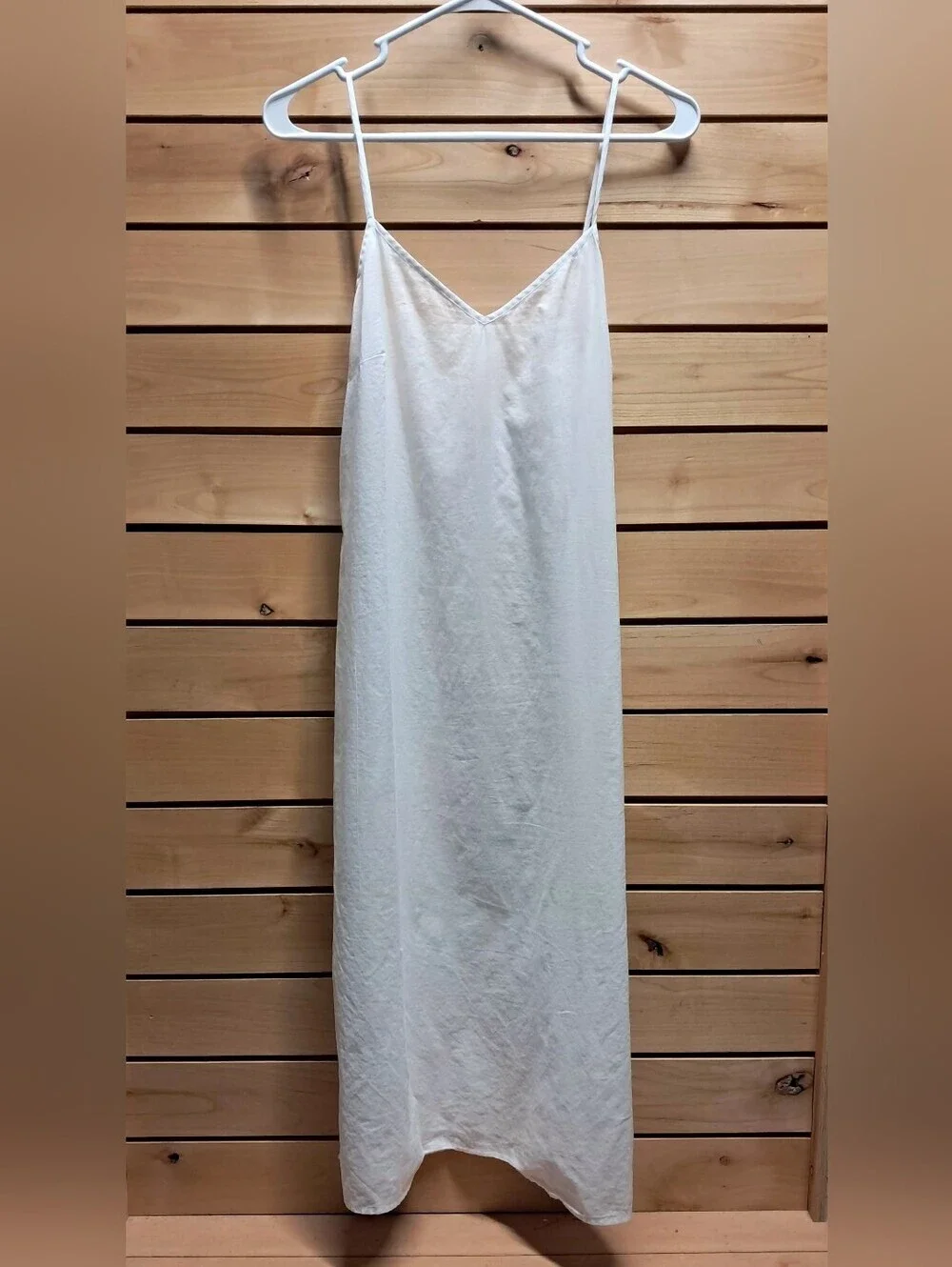 Tory Burch Embroidered Linen Peasant Dress Size S